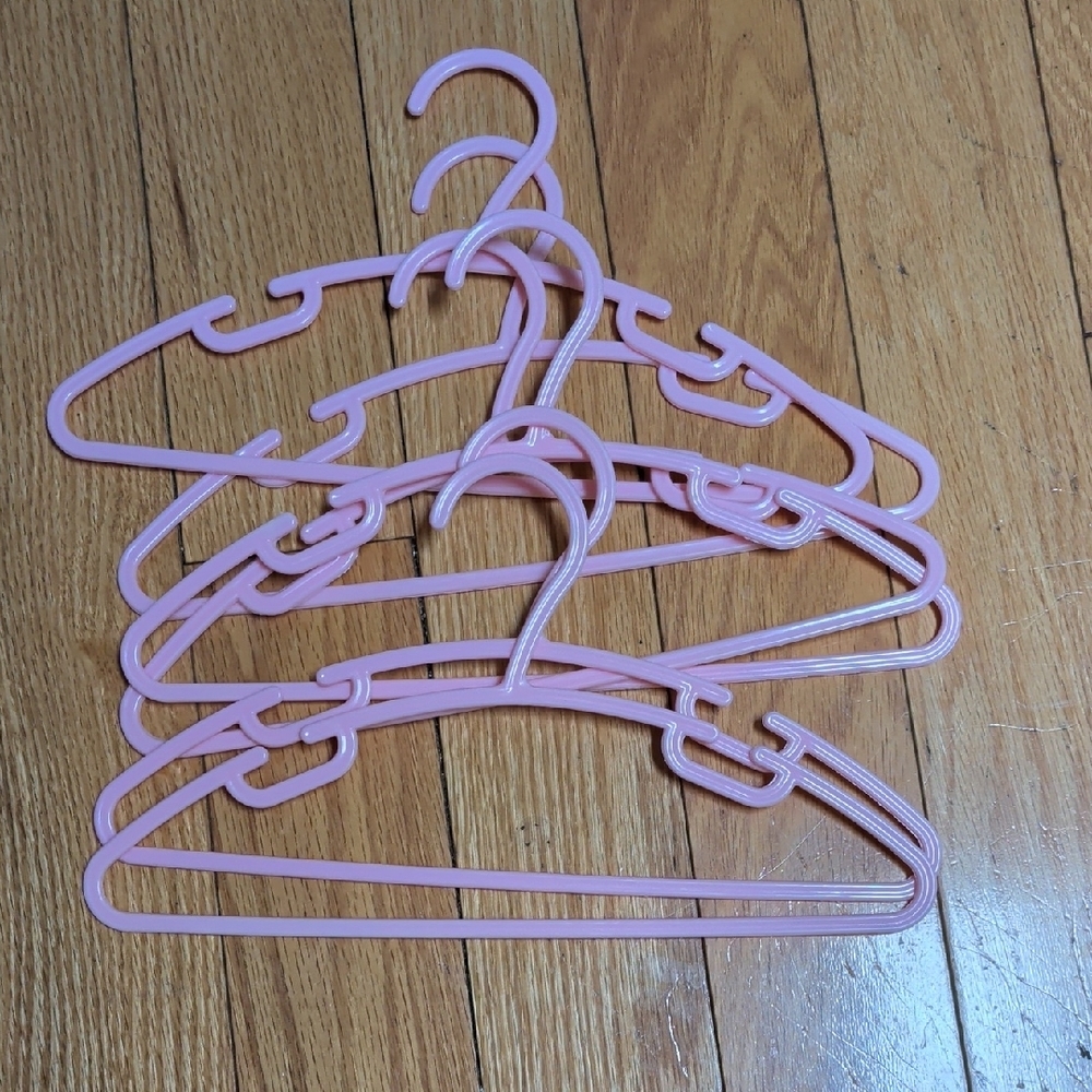 ❤️BOGO❤️Kids Pink Plastic Hangers